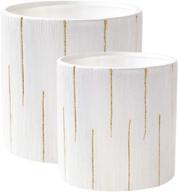 ceramic decorative centerpiece wedding cylinder logo