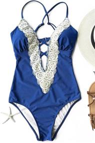 img 2 attached to 👙 CUPSHE Vintage Swimwear: Stylish Bathing Suits for Women