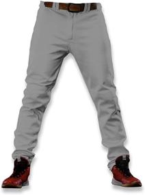 img 1 attached to 👕 Youper Youth Boys Elite Belted Relaxed Baseball Pants: Superior Quality for Young Athletes