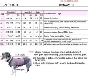 img 1 attached to Winter Windproof Waterproof Reversible Dog Coat for Cold Weather - BONAWEN Dog Jacket