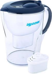 img 4 attached to 🚰 DRAGONN Alkaline Water Pitcher - 3.5 Liters, Including Free Filter, Eliminating Lead, Chlorine, Copper and more, pH 8.5-9.5 Enhancer 2019 Model, DN-KW-WP01