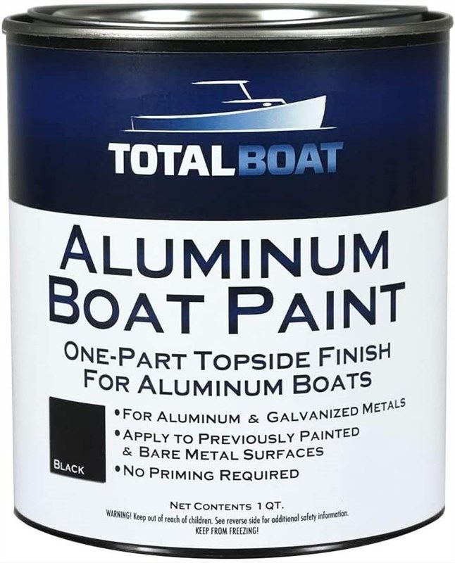 totalboat aluminum paint black quart 로고