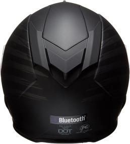 img 2 attached to 🏍️ Torc T14B Mako Full Face Helmet with Integrated Bluetooth