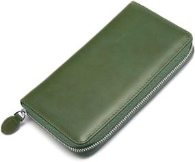 img 4 attached to Efficient JOSEKO Antimagnetic Genuine Wallets - Slim, Practical, & Secure