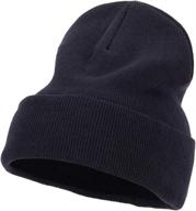 🧢 superior cotton long knitting beanie in large size logo