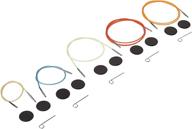🧶 optimized variety pack of knitters pride interchangeable color cords - includes 5 sizes: 16, 20, 24, 32, 40 logo
