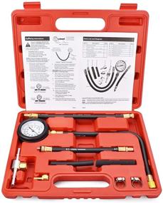 img 4 attached to 🔧 FAERSI Universal Fuel Injection Pressure Test Kit | Diagnostic Gauge Tester Set for Car Motorcycle Truck RV SUV & ATV, 0-100 PSI / 0-7 Bar | Complete with Fittings, Instructions & Storage Case