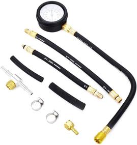 img 3 attached to 🔧 FAERSI Universal Fuel Injection Pressure Test Kit | Diagnostic Gauge Tester Set for Car Motorcycle Truck RV SUV & ATV, 0-100 PSI / 0-7 Bar | Complete with Fittings, Instructions & Storage Case