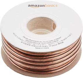 img 3 attached to 🔊 Премиум-качество Amazon Basics 14-калиберный аудио-стерео-провод для динамиков - 50 футов для оптимальной звуковой производительности