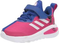unisex little girls' adidas fortarun mickey athletic shoes logo