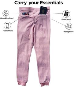 img 3 attached to 👖 Clever Travel Companion Boys' Clothing: Secure and Stylish Secret Pockets in Pants