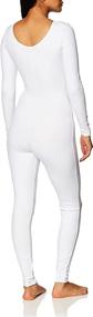 img 1 attached to Shop the Stylish Capezio Women's Long-Sleeve Unitard for Extra Coverage and Comfort