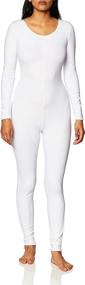 img 4 attached to Shop the Stylish Capezio Women's Long-Sleeve Unitard for Extra Coverage and Comfort