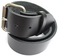 stylish, durable men's heavy black leather widenew: the perfect choice for fashionable gentlemen logo