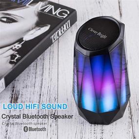 img 3 attached to 🔊 Enhanced Portable Wireless Bluetooth Speaker: 8 LED Light Modes, Powerful Stereo Sound, TF Card Slot - Ideal for Smart Phones, Computers, and All Bluetooth Devices - Perfect for Home, Outdoors, Travel, and Party