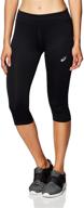 asics silver tight performance black sports & fitness logo