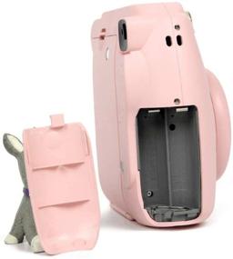 img 3 attached to 📸 Hurricanes Battery Door Cover: Ideal Replacement or Backup for Fujifilm Instax Mini 8/Mini 8+/ Mini 9 Instant Film Camera - Pink