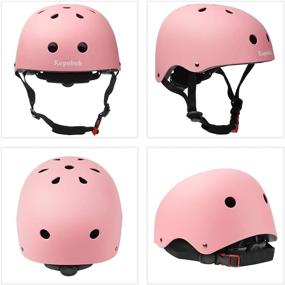 img 3 attached to 🚲 Adjustable Toddler Helmet for Kids Boys Girls, Kopobob Kids Bike Helmet Skateboard Cycling Helmet, Multi-Sport Helmet for 3-8 Years Old Kids, Skating Scooter Helmet