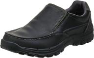 👞 skechers braver rayland loafer leather men's shoes: comfort and style in loafers & slip-ons logo