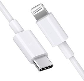 img 4 attached to 🔌 Suswillhit 6Фт Apple MFi сертифицированный USB C к Lightning кабель - Быстрая зарядка Power Delivery для iPhone 12/12 Mini/12 Pro/12 Pro Max/11 Pro/11 Pro Max/X/XS/XR/XS Max/8/8 Plus/iPad/AirPods (Белый)