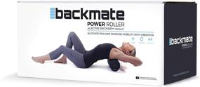 img 1 attached to Массажный роллер Backmate Power Roller: 5-секционный вибрирующий пенный роллер для эффективного облегчения боли в мышцах.