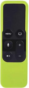 img 2 attached to 📱 HONONJO Green Silicone Remote Cover Case for Apple TV 4th Generation Siri Remote Controller - Lightweight, Anti-Slip, Shockproof