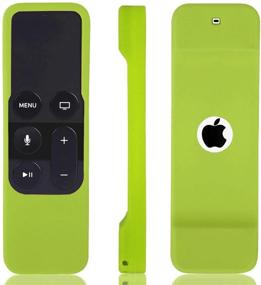 img 4 attached to 📱 HONONJO Green Silicone Remote Cover Case for Apple TV 4th Generation Siri Remote Controller - Lightweight, Anti-Slip, Shockproof