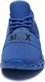 img 1 attached to 👟 Men's Athletic Shoes: Lightweight, Breathable, and Comfortable for Walking and Running