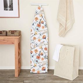 img 3 attached to Premium Heavy-Duty Ironing Board Cover and Pad with Floral Print - 15 x 54 inches