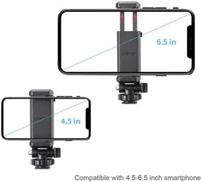 img 1 attached to УЛАНЦИ Универсальное крепление для штатива для телефона с холодной лыжей, регулируемый зажим для держателя смартфона адаптер для iPhone 11 Pro Max, XR, Xs Max, Samsung Galaxy s10, s9, Google Note10 и других