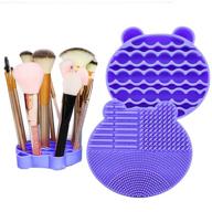 silicone makeup cleaning drying storage logo