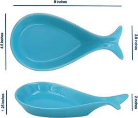 img 3 attached to 🐠 Ceramic Fish Kitchen Spoon Rest