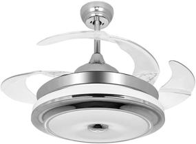 img 4 attached to Lighting Groups Retractable Livingroom Chandelier Lighting & Ceiling Fans for Ceiling Fans & Accessories