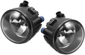 img 1 attached to 🚘 Pair of Clear Lens Fog Lights Housing Assembly for 2010-2013 Infiniti G37 Sedan - Brand New