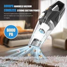 img 3 attached to Ultimate Portable Cleaning 💥 Solution: Handheld Cordless Portable Cleaner DHWELEC