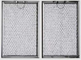 img 1 attached to 🍔 GE WB06X10359 7-5/8" x 5-1/8" Microwave Grease Filter Replacement - 2-Pack