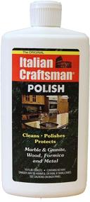 img 2 attached to Ultimate Granite and Marble Polish: Italian Craftsman's 16 oz Solution for Cleaning and Protecting