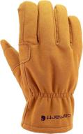 🧤 carhartt leather fencer glove medium: durable and versatile hand protection logo