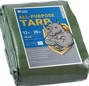 img 4 attached to 🛡️ Ultimate Protection: GUARD SHIELD 12x20 Feet Heavy Duty Tarp - Waterproof Poly Cover 10mil