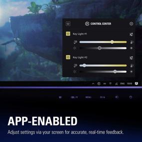 img 1 attached to Elgato Key Light: Профессиональная светодиодная панель для студии, 2800 люмен, цвет настраиваемый, с возможностью управления через приложение, совместима с Mac/Windows/iPhone/Android, металлический кронштейн для стола