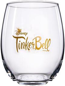 img 1 attached to Disney Classics Tinkerbell Коллекционная Бокал без ножки - Заводной стеклянный набор - 16 унций - Набор из 2: Необходимо иметь для поклонников Диснея!