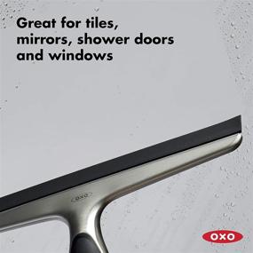 img 3 attached to 🧼 Efficient and Durable OXO Good Grips Stainless Steel Squeegee: A Must-Have Cleaning Tool