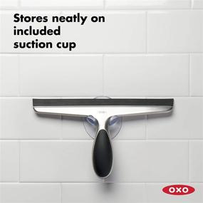 img 2 attached to 🧼 Efficient and Durable OXO Good Grips Stainless Steel Squeegee: A Must-Have Cleaning Tool