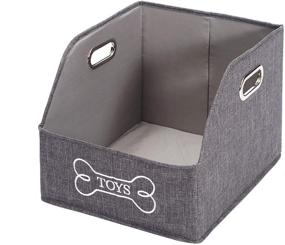img 4 attached to Geyecete Storage Foldable Trapezoid Organizer Gray