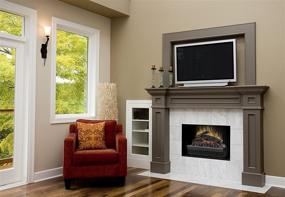 img 1 attached to 🔥 Dimplex Deluxe 23" Electric Fireplace Insert | Model DFI2310 | 120V | 1375W | 12.5 Amps | Black - Efficient Heating Solution for Cozy Homes