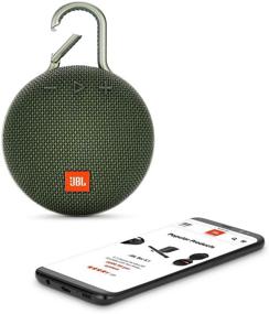 img 1 attached to JBL Clip 3 Водонепроницаемый портативный Bluetooth-динамик - Зеленый (Восстановленный)