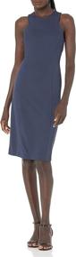 img 4 attached to 👗 Lark &amp; Ro Women's Sleeveless Racerback Knit Sheath Dress - Made by Amazon Brand