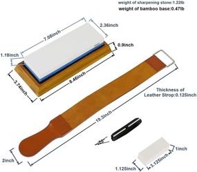 img 2 attached to 🔪 Toolly Sharpening Double Sided Waterstone Flattening: Achieve Razor-Sharp Edges Effortlessly