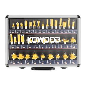 img 4 attached to 🔪 KOWOOD Router Bits - High-Performance Milling Cutter Tools for Precise Cutting
