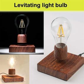 img 3 attached to 💡 Magnetic Levitating LED Light Bulb Desk Lamp: Illuminating Desk Decor, Unique Gift, Night Light, Home Office Tech Toy